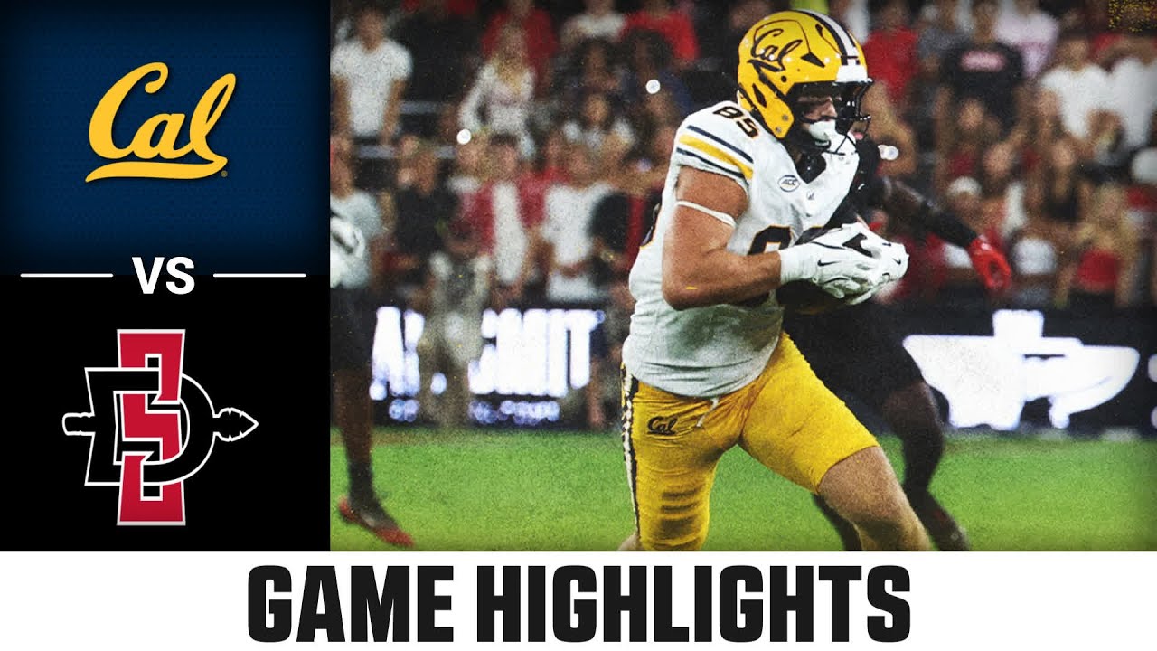 Cal vs. San Diego State Game Highlights | 2025 ACC Football