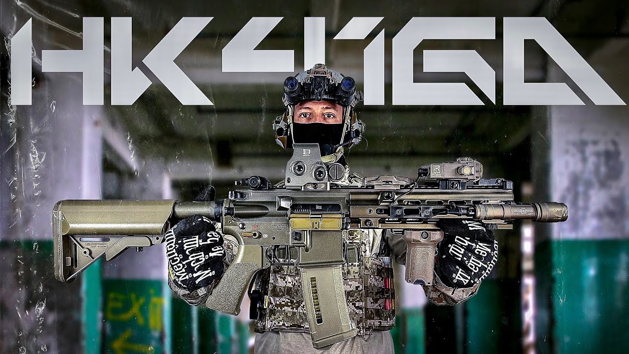 La RÉPLICA ELÉCTRICA MÁS REALISTA de AIRSOFT // HK 416 al *DETALLE*