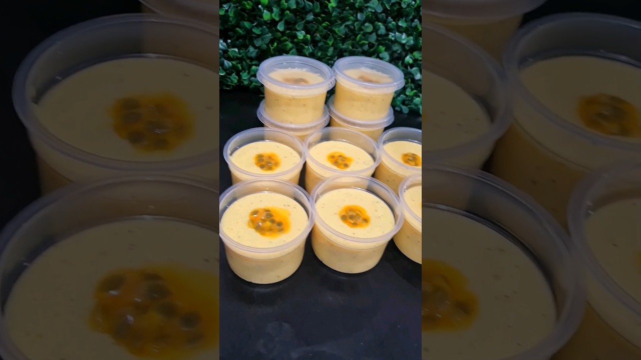 Mousse de Maracuj&aacute; Receitinha! #fa&ccedil;aevenda #moussedemaracuja #mousse #maracuja #receita #sobremesa