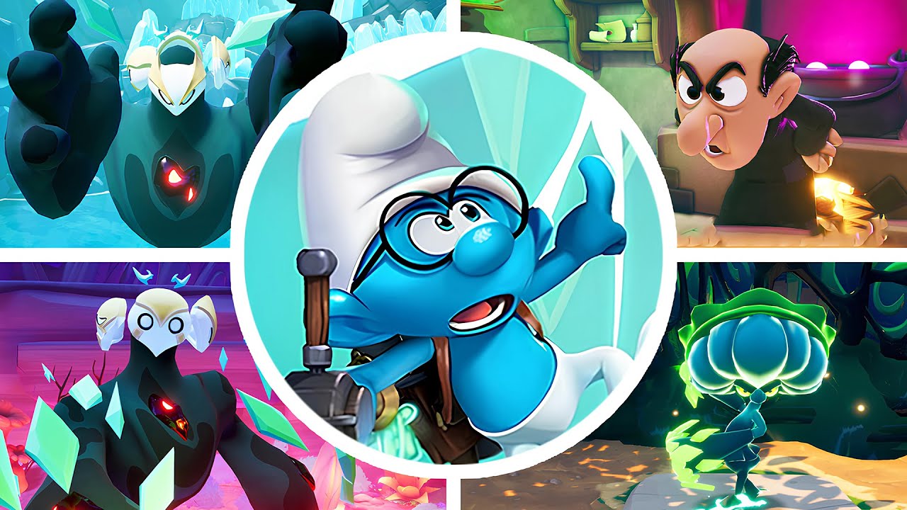 The Smurfs 2: The Prisoner of the Green Stone - All Bosses + Ending