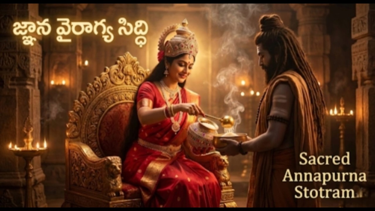 అన్నపూర్ణా స్తోత్రం | Annapurna Stotram  | Divine Blessings for Prosperity & Peace