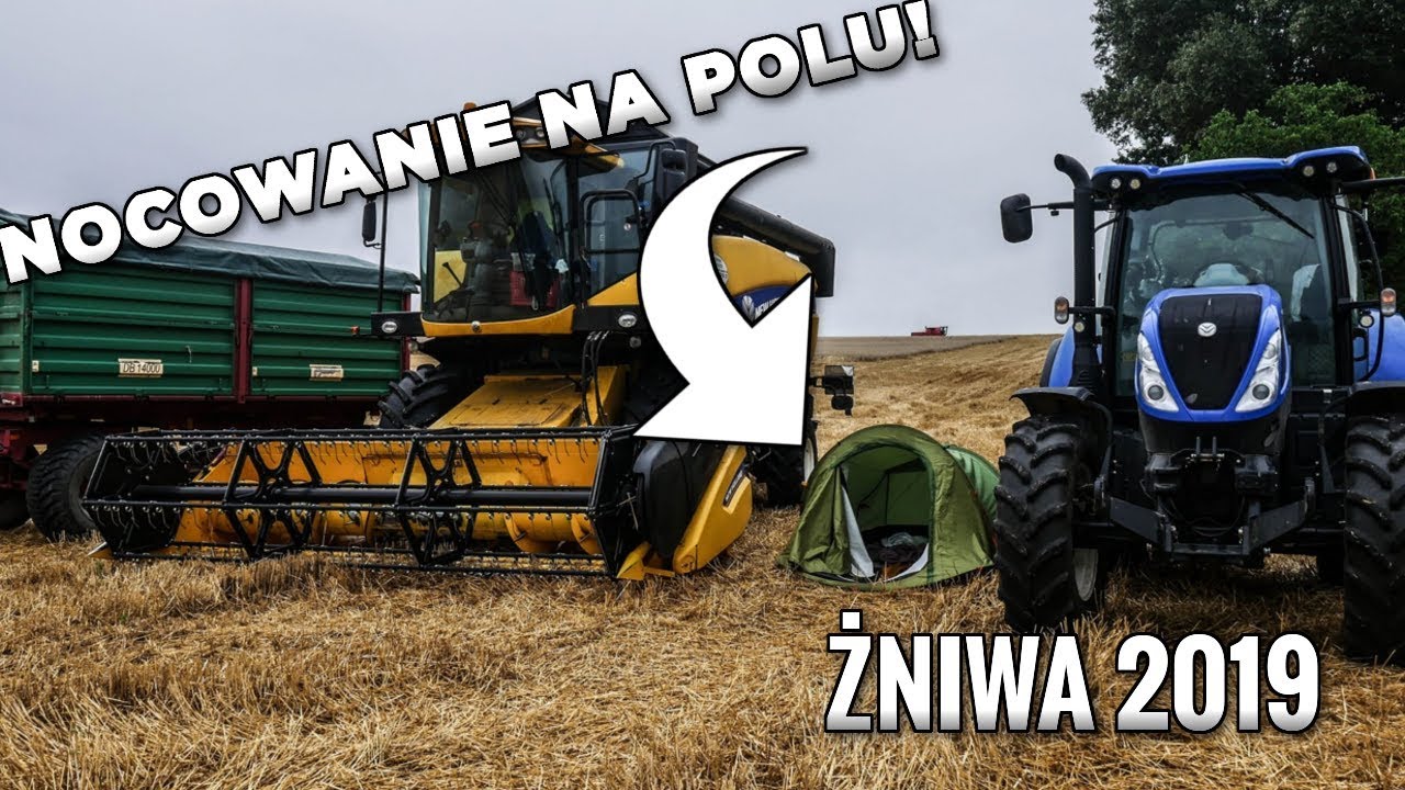 ㋡Nocowanie na Polu| Żniwa Pszenicy 2019 | GR Ciesielski & GR Strzelski