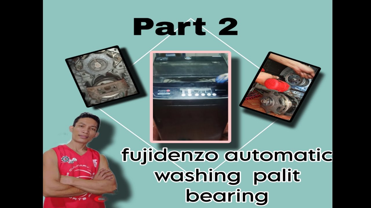 how to fix Noisy gearbox . fujidenzo automatic washing machine.