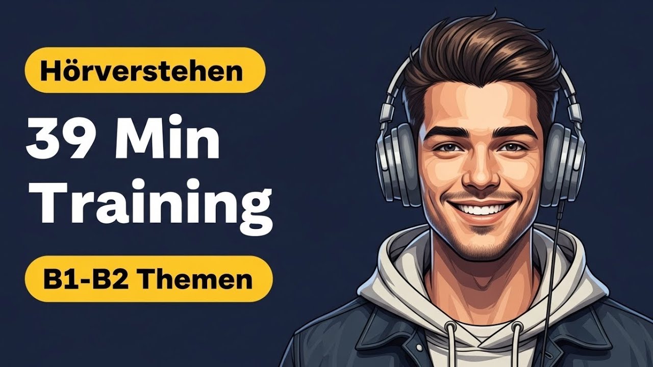 39 min Hörtraining B1–B2 | Themen – Telefonat, Kundenservice, Probleme lösen | Podcast auf Deutsch