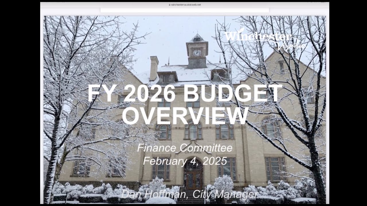 Building the FY26 Budget - February 4 Finance Committee Meeting