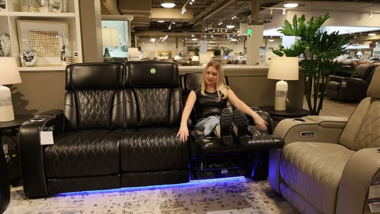 Signature Design by Ashley Boyington Power Reclining Sofa