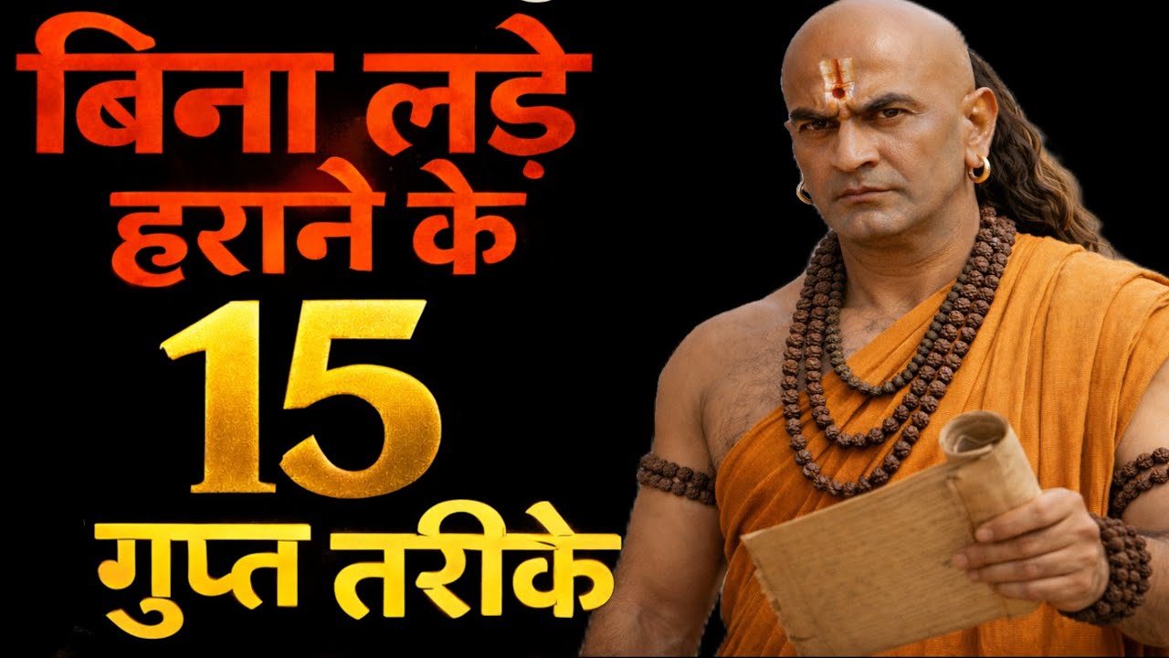 बिना लड़े ताकतवर शत्रु को हराने के 15 गुप्त तरीके | बिना लड़े शत्रु को कैसे हराएं? Chanakya Niti