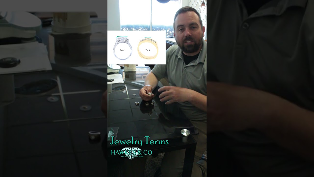 Jewelry Terms 1: Flush v.s. Bezel