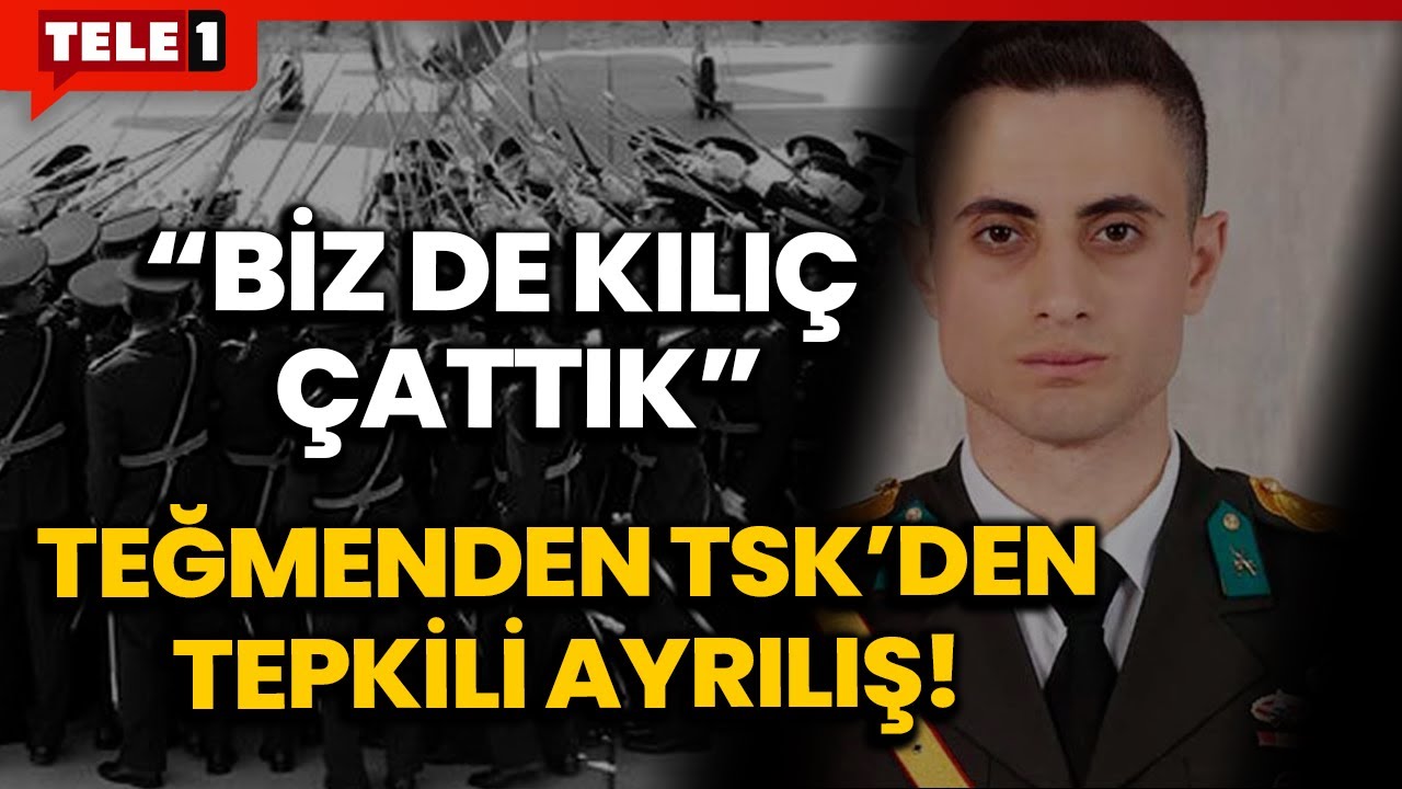 Silah arkadaşları ihraç edilen teğmen üniformasını çıkardı!