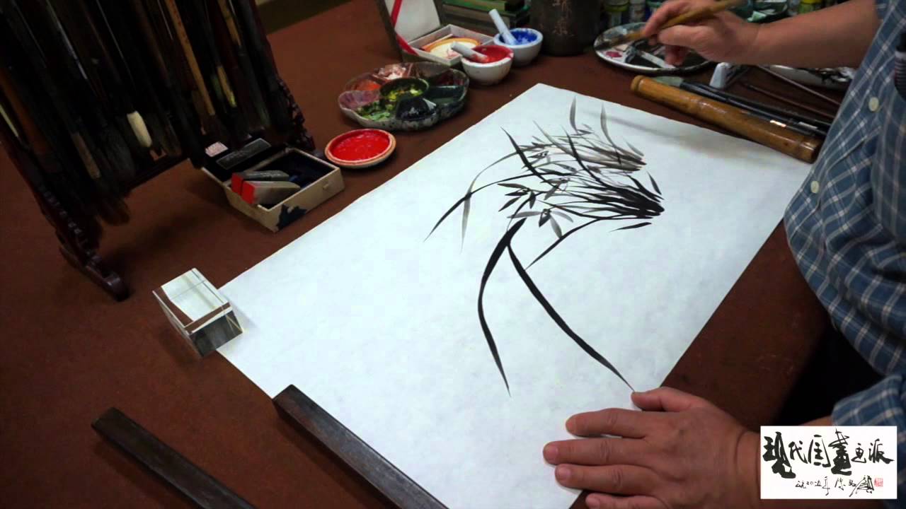 陳銘顯教授國畫示範 清香宜人