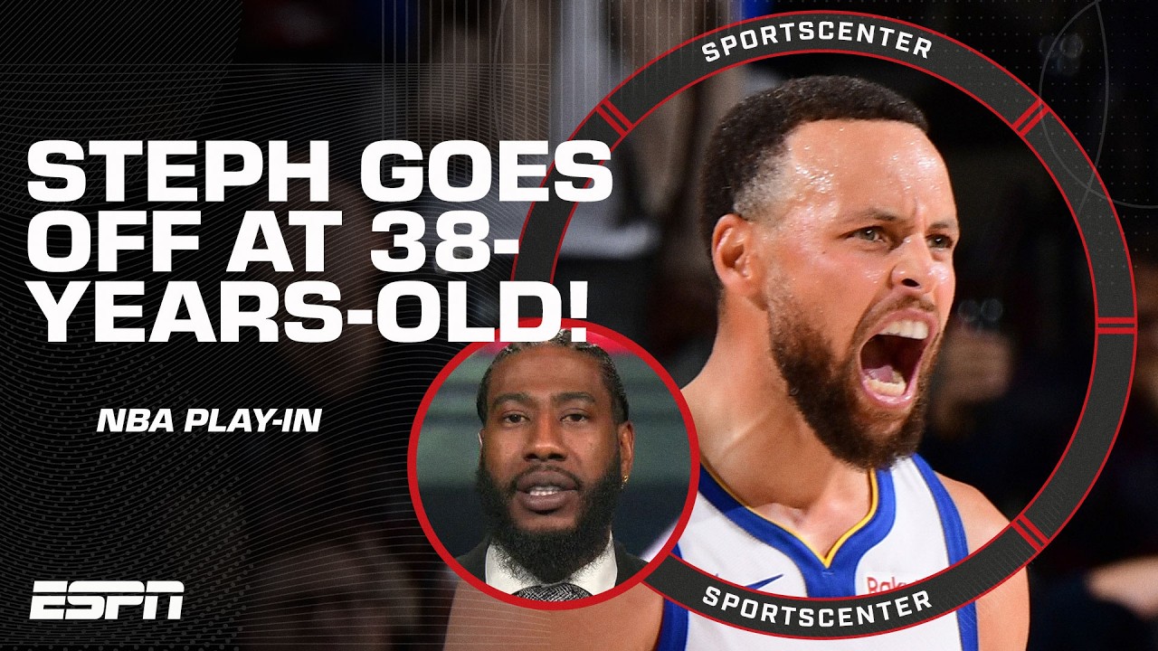 Steph Curry means NOTHING IS OVER! 🍿 - Shump on the Warriors' Play-In win 📈 | SportsCenter