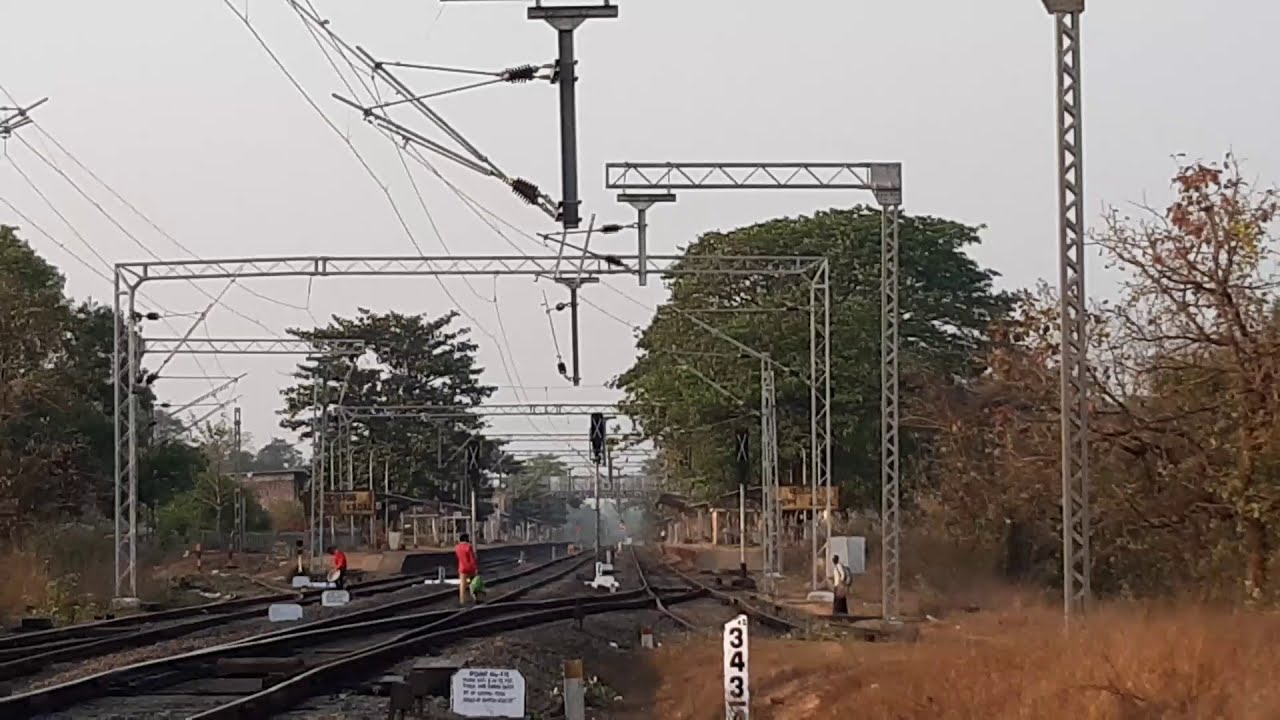 Konkan Railway Electrification at Kudal - By Kudal.Live