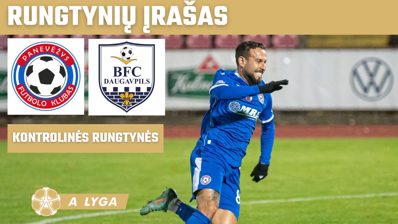 Kontrolinės rungtynės: „Panevėžys“ – „Daugavpils“ (2026-01-17)