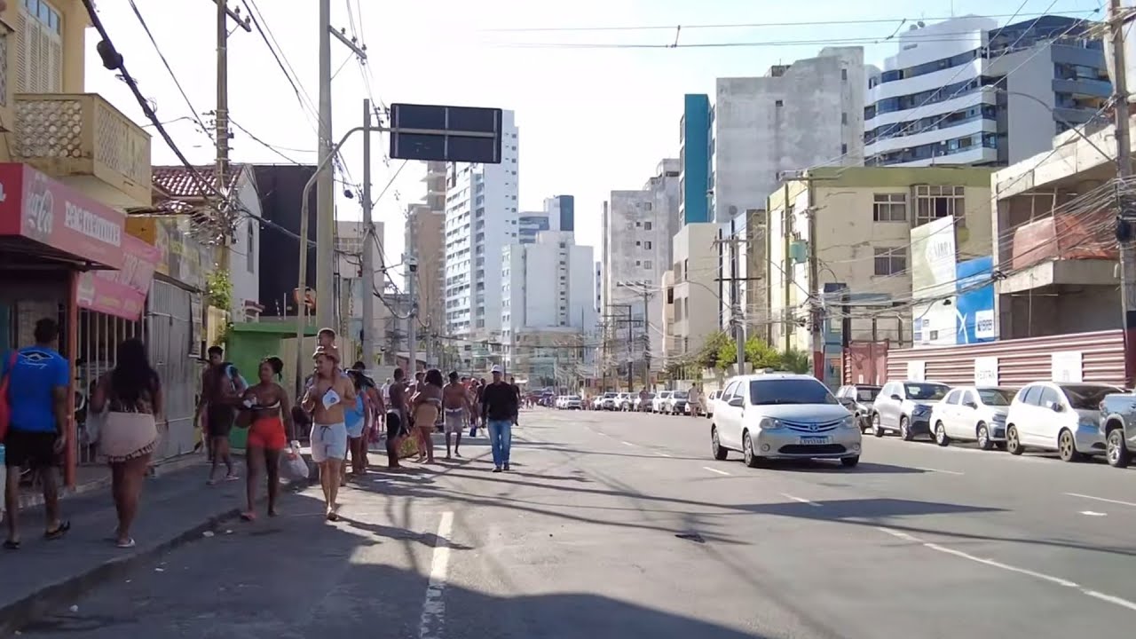 SALVADOR BAHIA - BAIRRO DA BARRA - AV. CENTENÁRIO ATÉ O FAROL DA BARRA