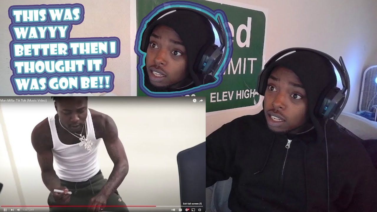 YEA HE WENT CRAZY!!! Man Milla- Tik Tok REACTION