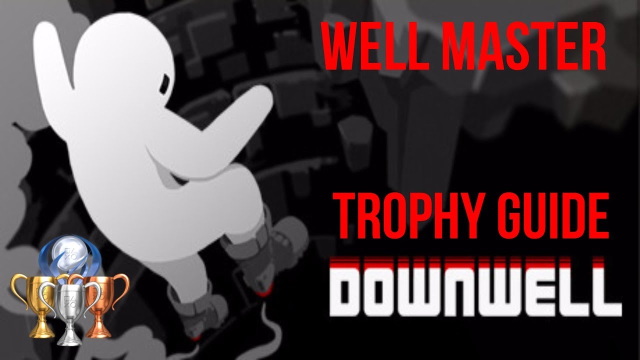 Downwell Hard Mode Guide (WRECKED!) + Credits - Well Master Trophy