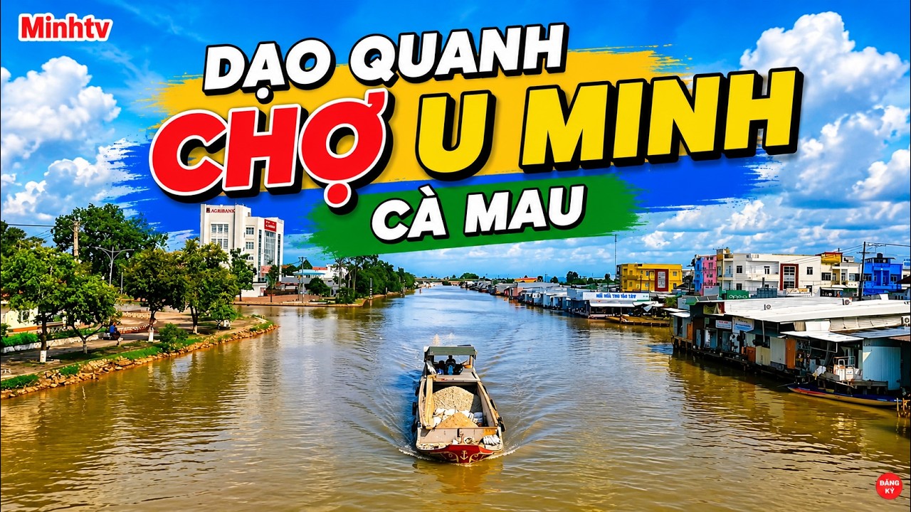 Dạo Một Vòng Thị Trấn U Minh Chợ U Minh Tỉnh Cà Mau Củ  Hiện Nay là Xã Nguyễn Phích Tỉnh Cà Mau .