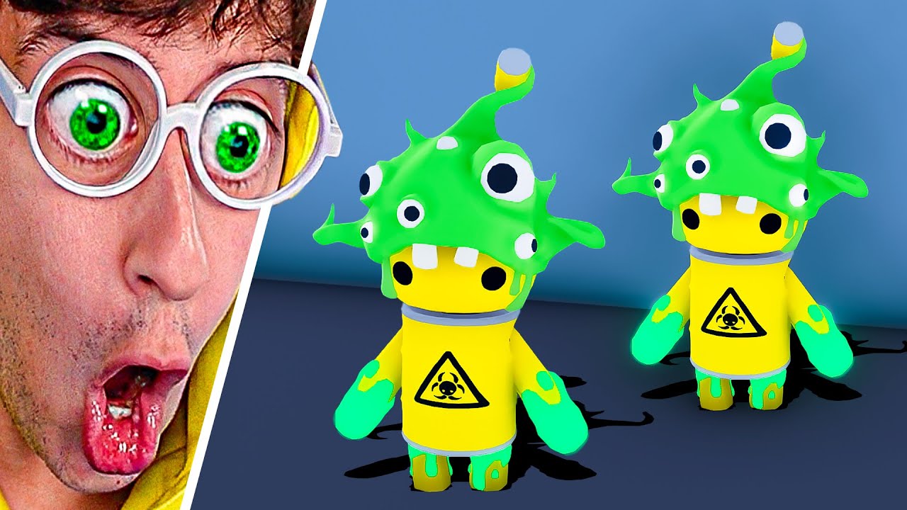 24 HORAS siendo ALIENS 👽🔥!! (monstruo nos controla 😱) - Wobbly Life #283