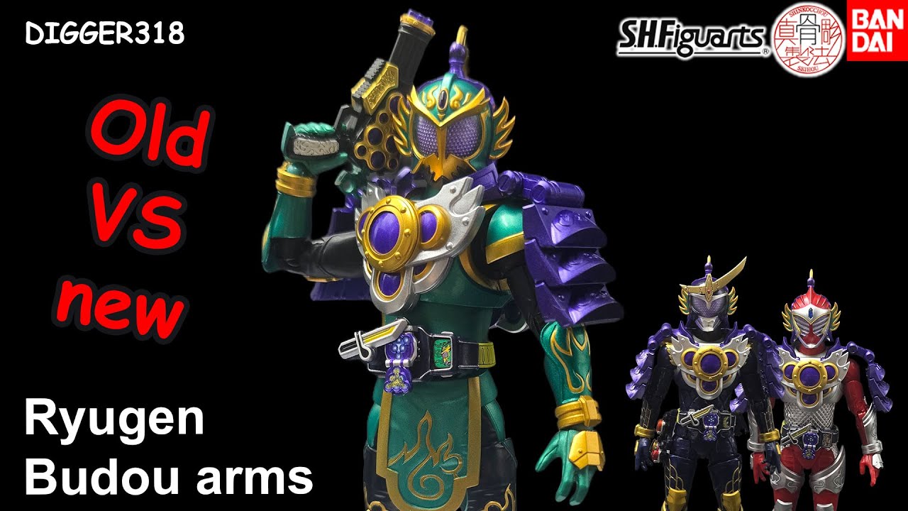 SH Figuarts Kamen Rider Ryugen Budou Arms SHINKOCCHOU SEIHOU Toy Review 4K