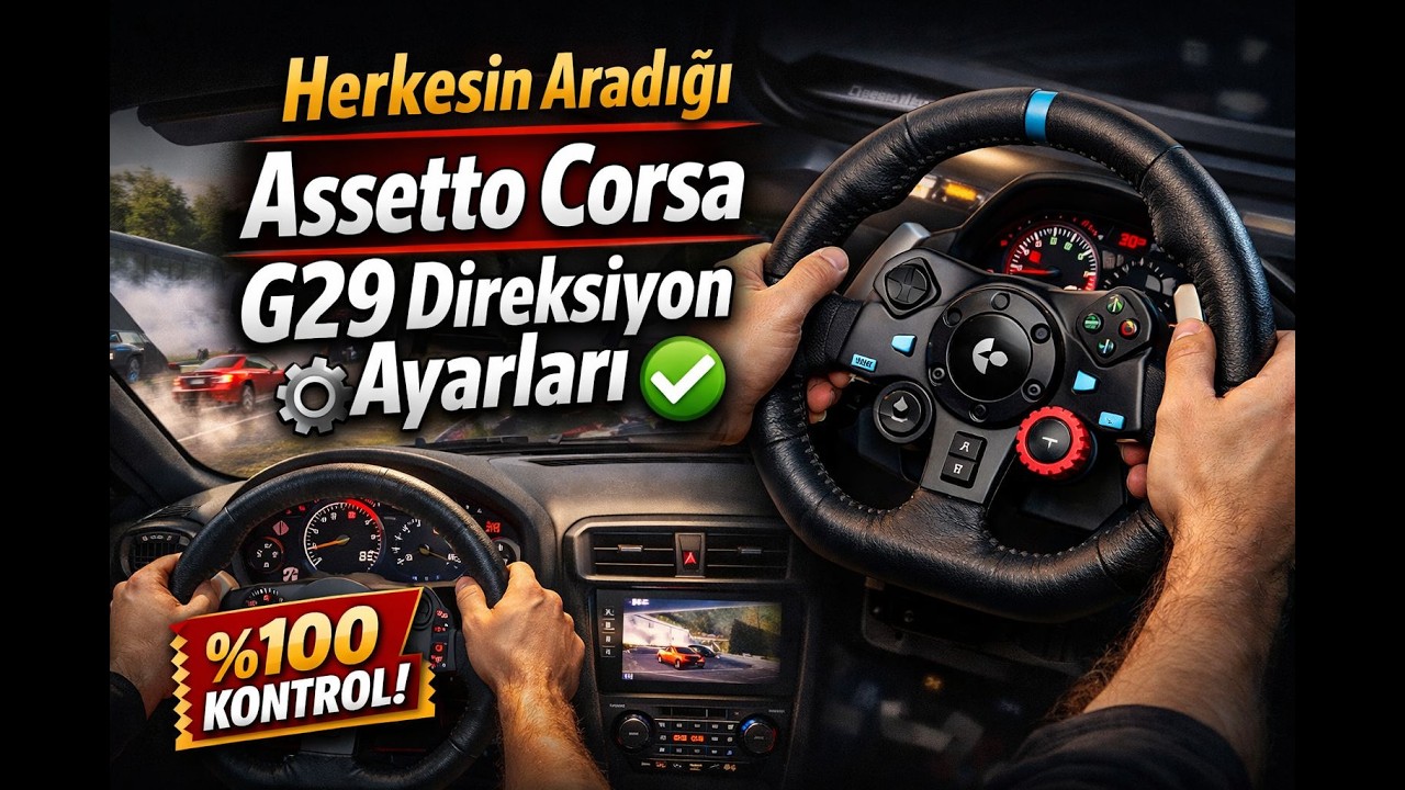 Herkesin Aradığı Drift Ayarı | Logitech G29 Assetto Corsa