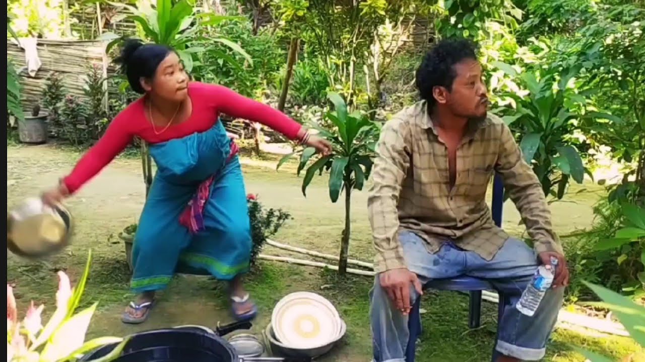 খং খং বুঢ়া বুঢ়ীৰ কাজিয়া | Assamese Funny COMEDY . BANJAN RABHA COMEDY.