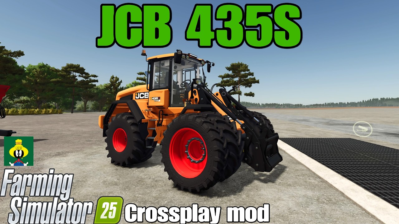 Мод для кроссплатформенной игры JCB 435S / FS25