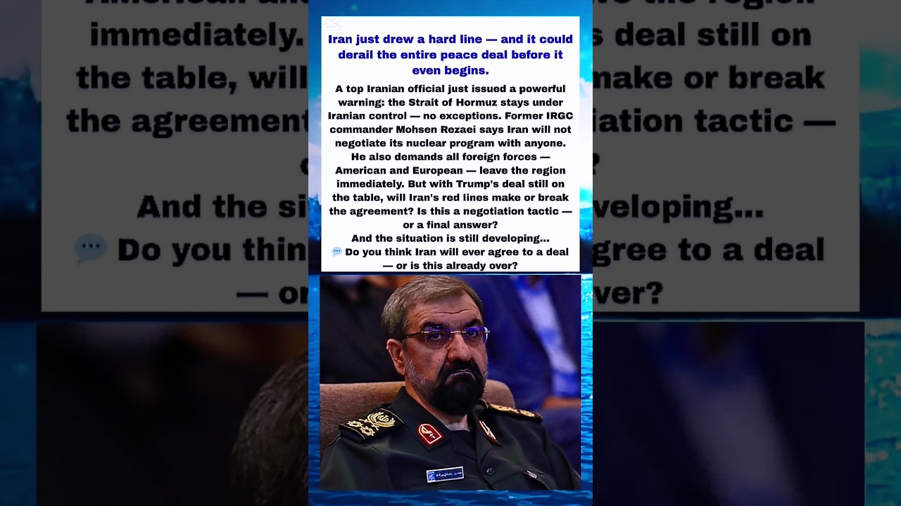 Iran Refuses to Give Up Hormuz &mdash; Is Trump's Deal Already Dead?