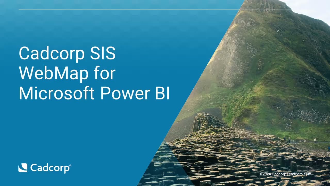 Cadcorp SIS WebMap for Microsoft Power BI
