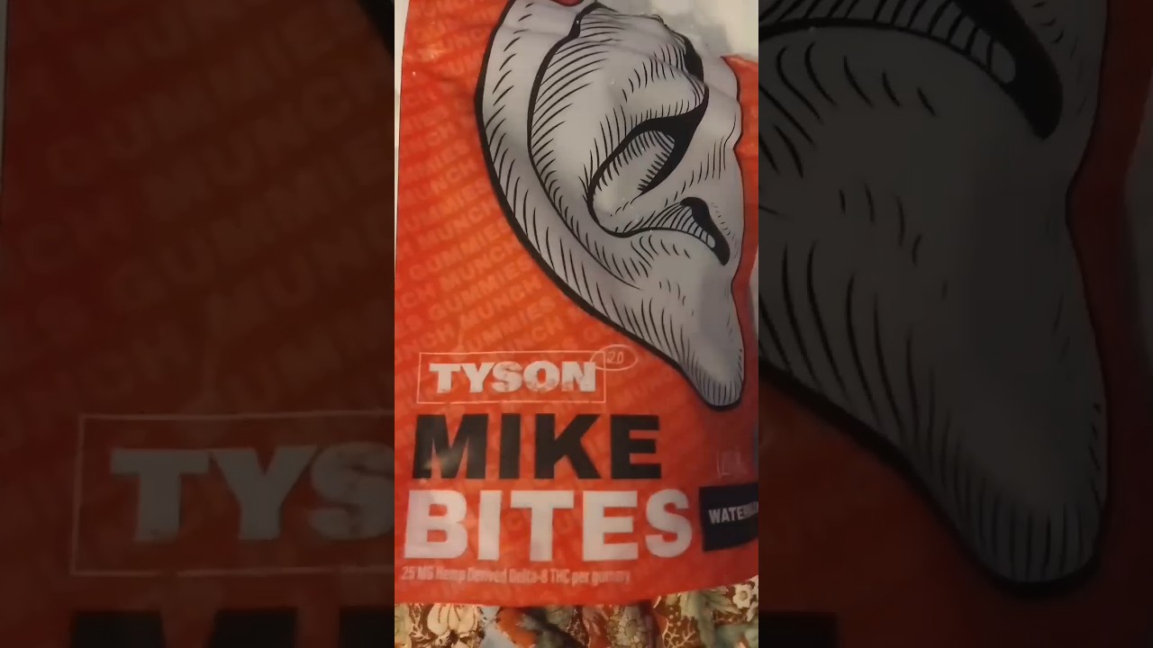 Mike Tyson Mike Bites 2.0  Gummies #miketyson #edibles #gummies #shorts #mikebites