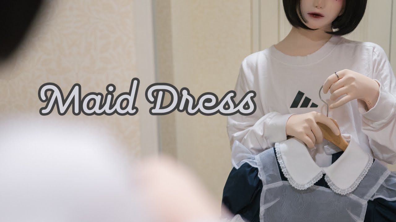 [Vlog]Mela's Preparation Changing Clothes to Maid Dress KIGURUMI DOLL GIRL