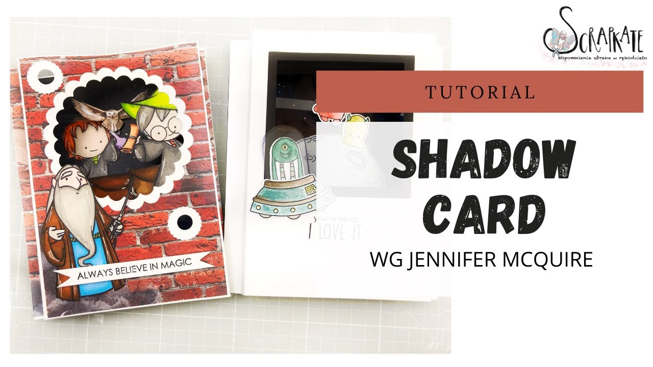 CO TO JEST KARTKA SHADOW CARD I JAK JĄ ZROBIĆ, HARRY POTTER I KOSMOS, DIY, TUTORIAL