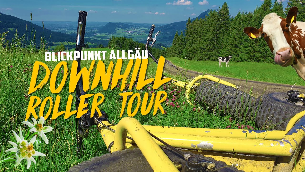 Allgäuer Ausflugsziel Downhill Roller Tour - Ofterschwang Weltcup Hütte