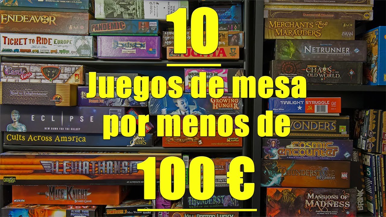¡10 juegos de mesa por menos de 100 euros! Cómo comprar juegos de mesa baratísimos