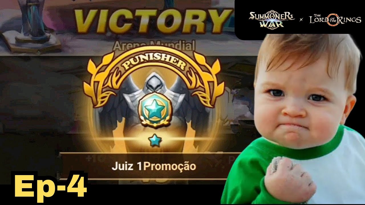 J1 Conta iniciante Summoners wars X Lord of the rings 