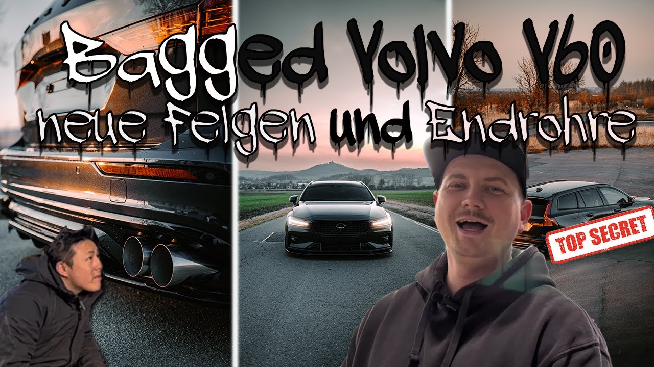 Volvo V60 auf Luft – Neue Felgen, dicke Rohre & Alex sieht aus wie Glööckler!