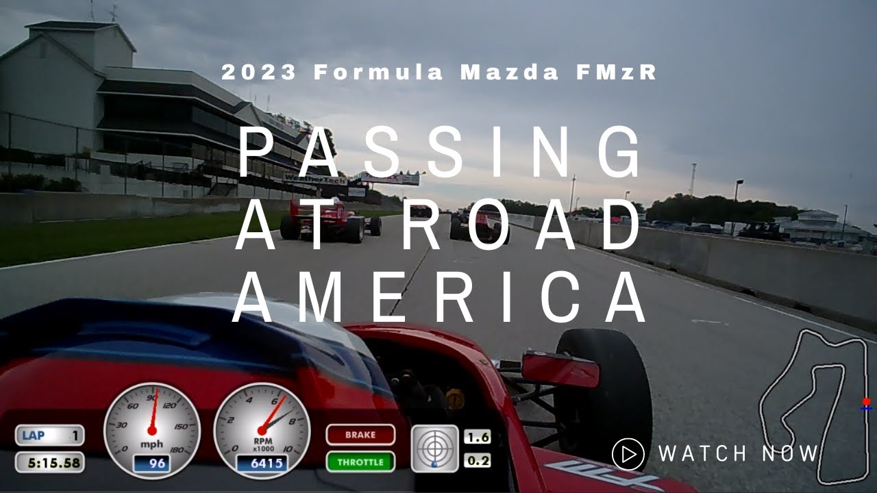Passing at Road America - Ready, Set, Green!  2023 FMzR Onboard Video.