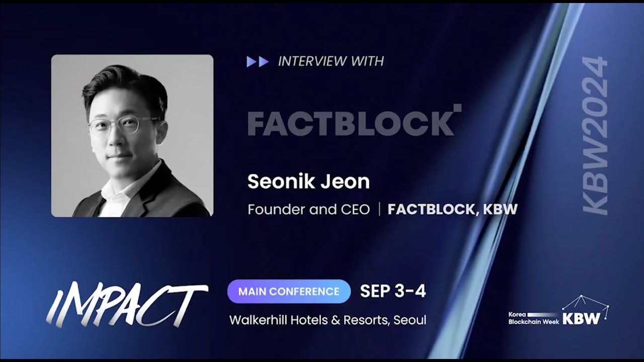 Speaker Interview: Seonik Jeon l KBW2024