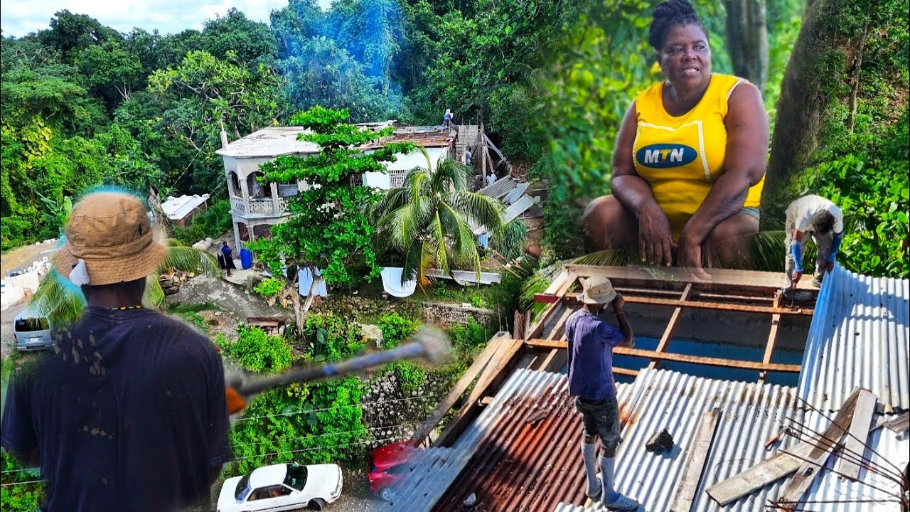 Quick update house project in full swing | today we lift the roof off &  knock down more walls