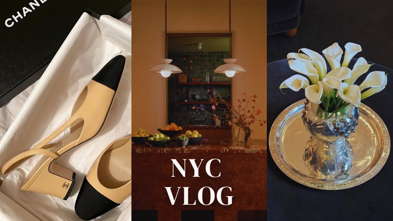 Eng) NYC Vlog🗽CHANEL 40% sale at Bergdorf🖤Tribeca 맛집 Two hands에서 브런치먹고 가구 쇼룸 Quarters 구경하는 소소한 뉴욕일상