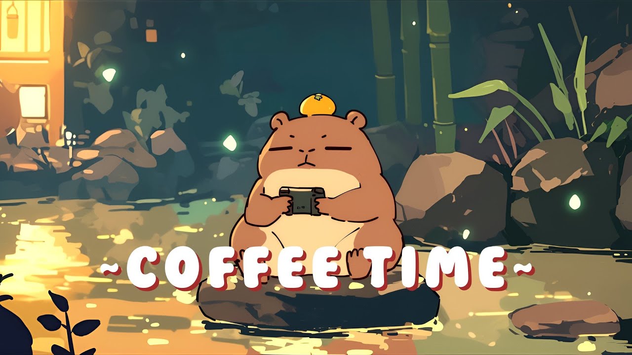 [Long Session] Capybara Beats & Lofi - Relaxing Tunes Collection ~ Peaceful Moments ~ 📚 🎵