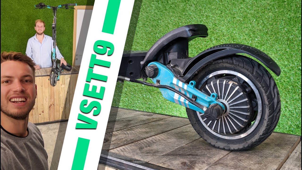 TUTO VSETT - Changer la ROUE ARRIÈRE d’une Trottinette VSETT9 - Pneu et Chambre à air 🛴💚