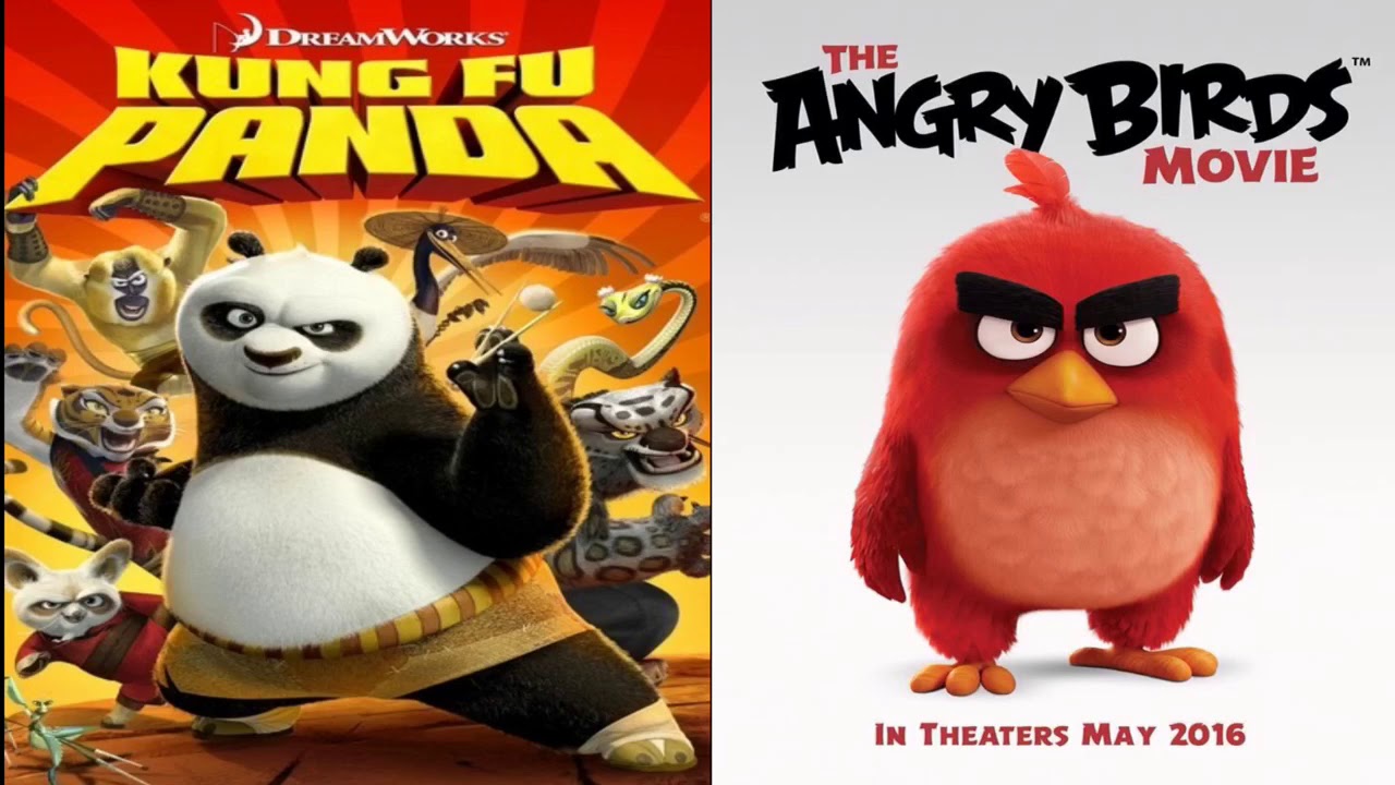 Kung Fu Fighting and Friends Mashup (Kung Fu Panda - Angry Birds Movie)