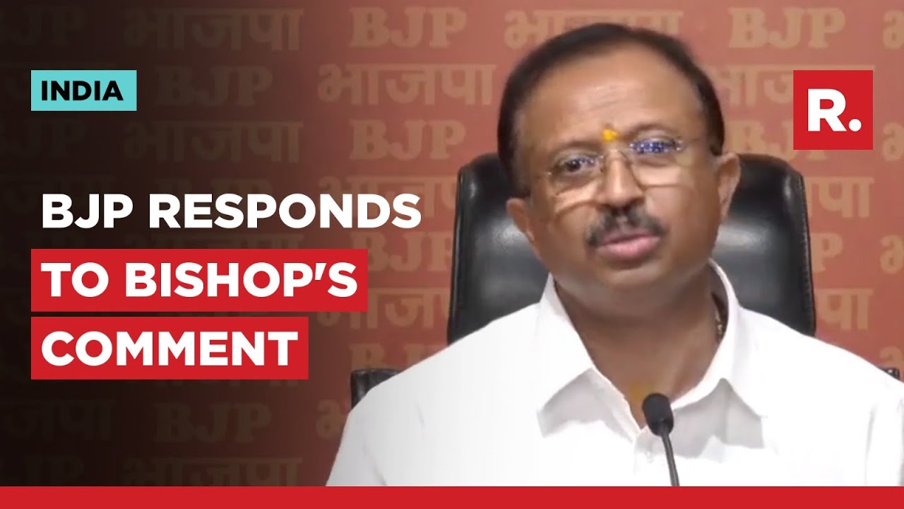 'I welcome the stand taken by Kerala Bishop Joseph Pamplany': V Muraleedharan