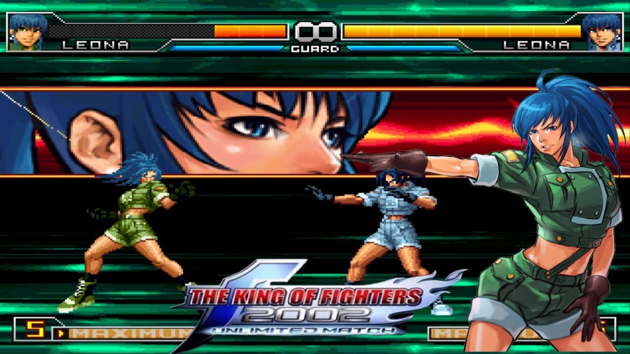KOF 2002 UM - LEONA SINGLE PLAY