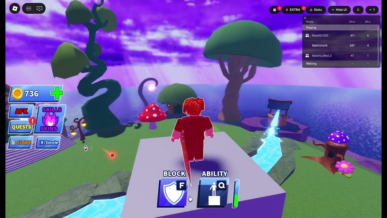 Roblox:Playing Blade Ball with Max and NastiAV1202!
