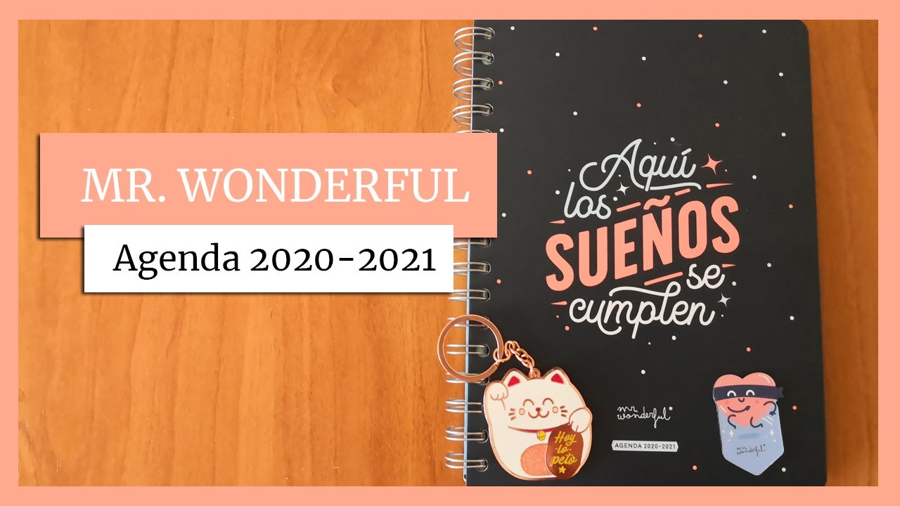 📒 UNBOXING MR. WONDERFUL 📒 | AGENDA escolar 2020-21