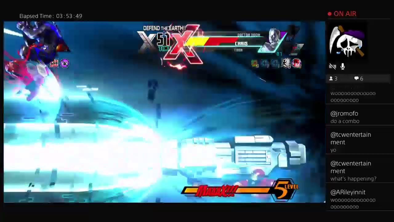Umvc3 gaming with Glacier