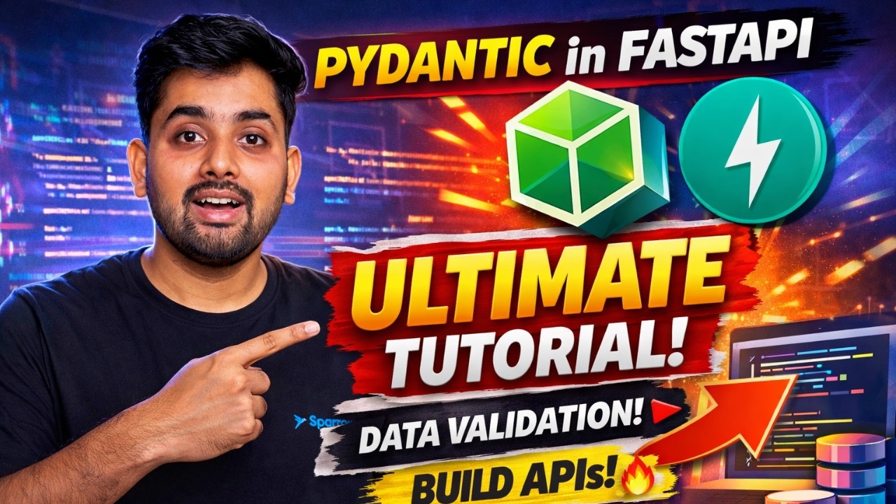 FastAPI Pydantic In-Depth Tutorial | Data Validation, Models & Real-World API Examples