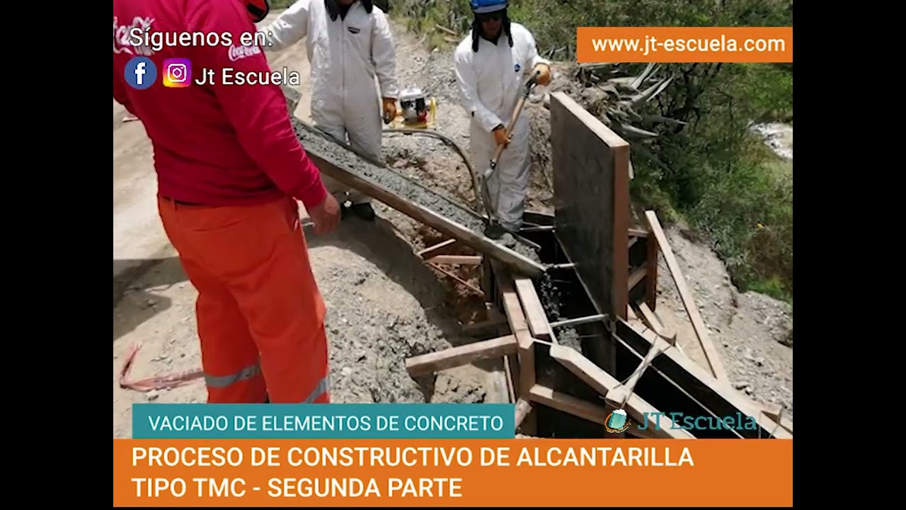 PROCESO DE CONSTRUCTIVO DE ALCANTARILLA TIPO TMC - 2DA PARTE