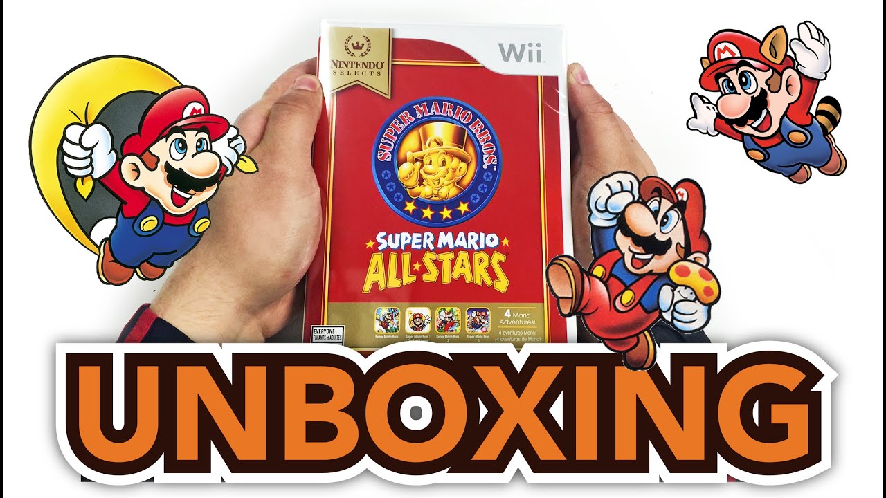 Super Mario All-Stars (Wii) (Nintendo Selects Version) Unboxing!!